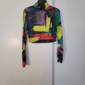 Colorful Abstract Women's Top